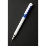 Pix promoțional Nuba White albastru fotografiat pe fundal închis, produs publicitar elegant pentru firme și campanii de marketing