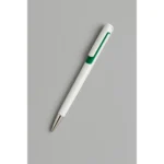 Pix promoțional Nuba White verde fotografiat pe fundal deschis, produs publicitar elegant pentru firme și campanii de marketing