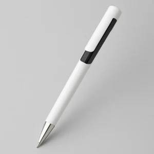 Pix promoțional Nuba White negru fotografiat pe fundal deschis, produs publicitar modern pentru firme și campanii de marketing profesional