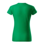 Spate tricou damă personalizat verde mediu cu croială feminină modernă și material bumbac respirabil