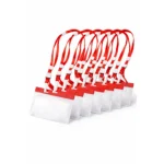 Set lanyard-uri rosii cu suport ecuson premium, solutie ideala pentru organizare echipe, evenimente si identificare rapida cu impact vizual puternic