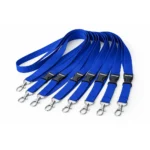 Set lanyard albastru cu catarama detasabila pentru ecusoane, solutie eficienta pentru organizare echipe si evenimente profesionale