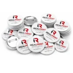 Set insigne personalizate 55mm pentru firme, ideale pentru evenimente, campanii promotionale si branding de echipa cu impact vizual ridicat