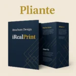 Pliante A6 tip broșură cu design premium și pliere elegantă, potrivite pentru prezentare profesională