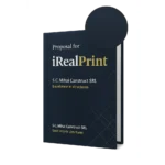 Mapă personalizată cu laminare mată prezentată în context business exterior, pentru livrare documente și imagine profesională