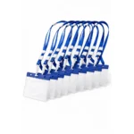 Set lanyard-uri albastre cu suport ecuson premium, solutie ideala pentru organizare echipe, evenimente si identificare vizuala profesionala