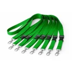 Set lanyard verde cu catarama detasabila pentru ecusoane, solutie ideala pentru organizare eficienta in echipe si evenimente