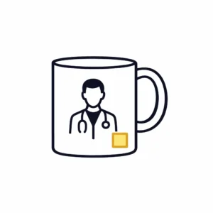 cana personalizata medic print foto sau text cadou pentru doctori asistenti sau clinici design profesional si calitate premium irealprint