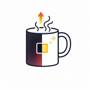 cana termosensibila personalizata print foto sau logo efect schimbare la cald cadou original pentru surpriza vizuala design premium si calitate superioara irealprint