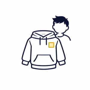 hanorac personalizat copii print textil cu logo sau mesaj imbracaminte confortabila pentru scoala sau cadou design modern si calitate premium irealprint