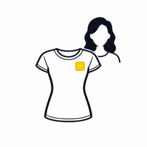 tricou personalizat dama print textil cu logo sau mesaj imbracaminte casual eleganta confort premium pentru cadou sau branding irealprint