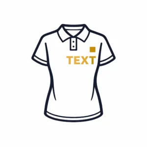 tricou personalizat polo dama print textil sau broderie logo imbracaminte eleganta pentru firme evenimente si branding confort premium irealprint