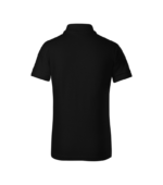 Tricou polo copii negru vedere spate, produs elegant pentru scoli, cluburi si activitati educationale